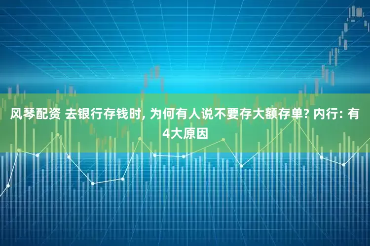 风琴配资 去银行存钱时, 为何有人说不要存大额存单? 内行: 有4大原因